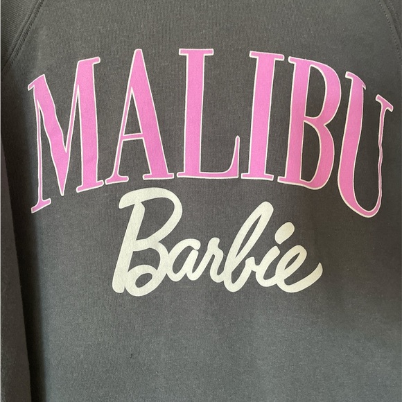 Malibu Barbie Women’s Gray Hoodie size Medium NWT - Picture 2 of 4